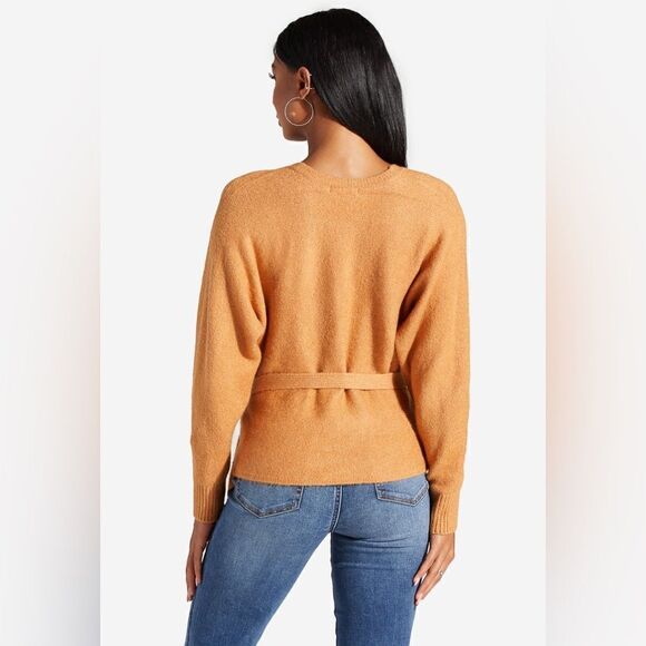 NWOT Shoedazzle Wrap Front Sweater - Picture 3 of 10